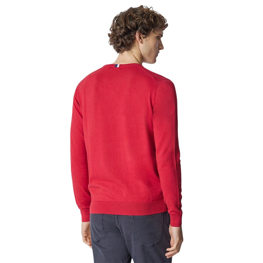 Leon Maglia girocollo da uomo cotone e cashmere U.S. Polo Assn | US40173006256